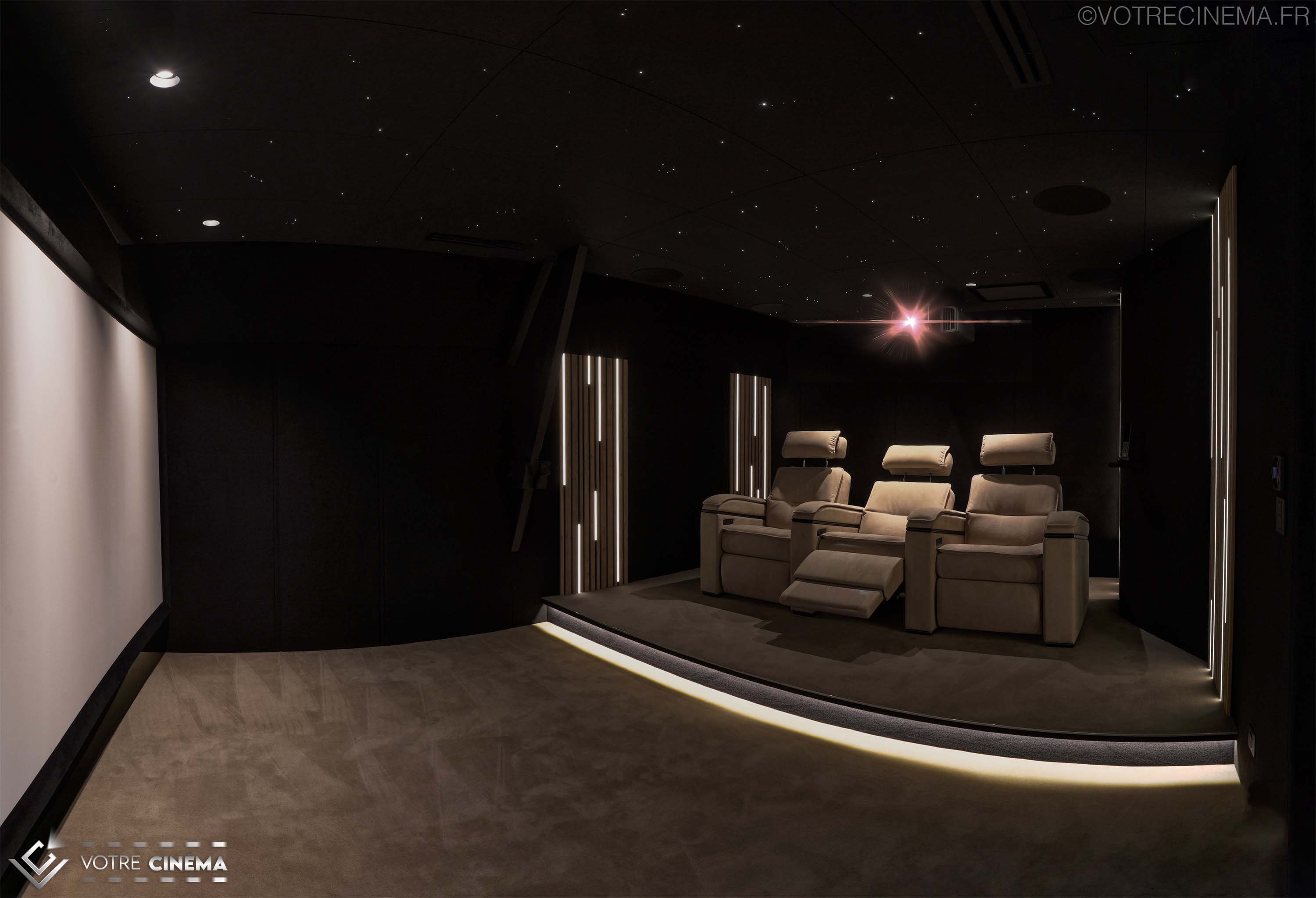 Salle de cinéma privée
