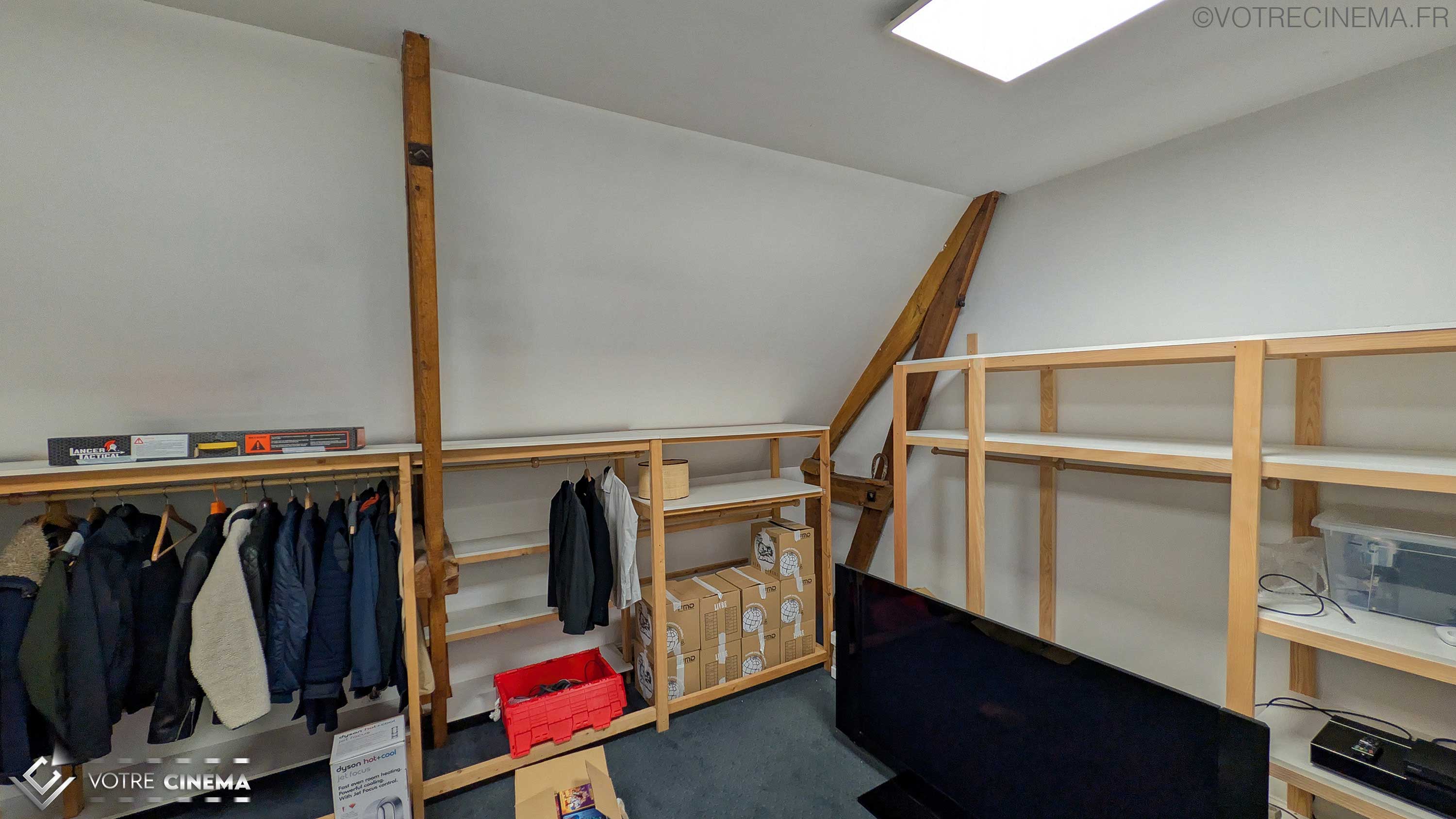 Travaux salle de cinéma 20m²